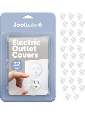 Child Safety Outlet Covers (32 Pack) – Easy Removal for Parents, Baby Proofing